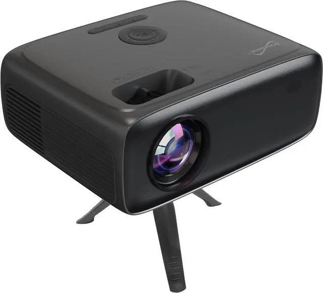 Alt view image 2 of 7 - Supersonic SC-282P KIT LED Projector Home Theater Bundle Screen Tripod HDMI Full HD 1080P LED, Bluetooth