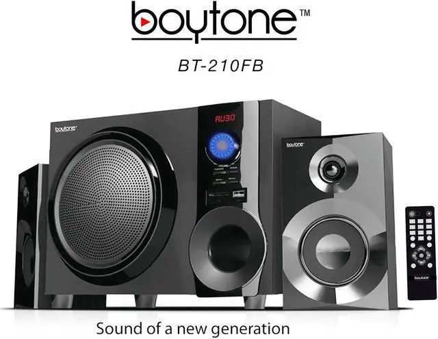 Main image of Boytone BT-210FB Wireless Bluetooth Speaker, Powerful Sound, Bass System, Excellent Clear Sound & FM Radio, Remote Contr