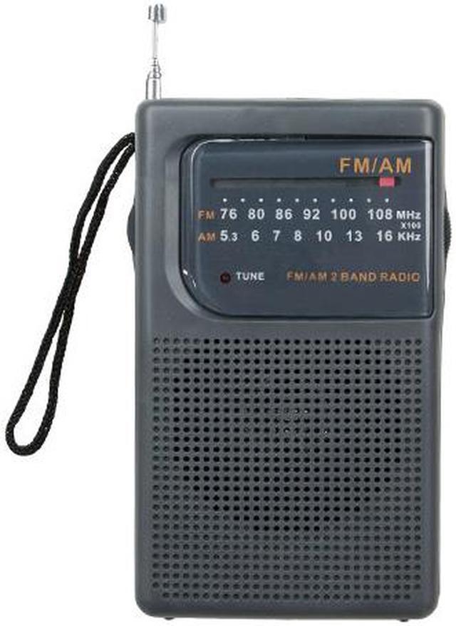Main image of Supersonic SC-1105 AM/FM Radio With Earphone Jack & Speaker Black