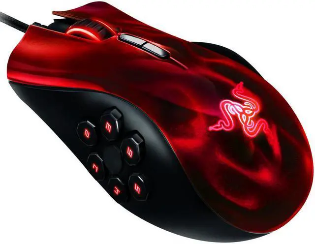 Main image of Razer Naga Hex - Expert MOBA/Action-RPG PC Laser Gaming Mouse - Wraith Red