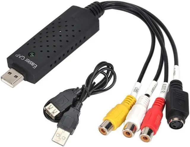 Alt view image 6 of 6 - Easycap USB 2.0 Video Audio VHS to DVD Converter Capture Card Adapter