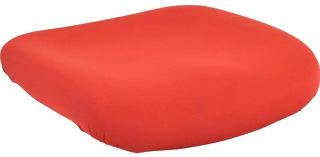 Alt view image 3 of 12 - Lorell Padded Fabric Seat Cushion for Conjure Executive Mid/High-back Chair Frame - Red - Fabric - 1 Each