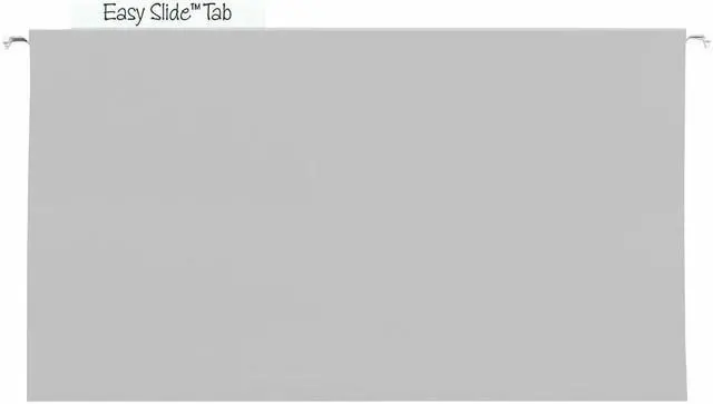 Alt view image 4 of 11 - Smead Manufacturing Company SMD64340 Hanging File Folder-W Easy Slide- LG- EXP2- SGY