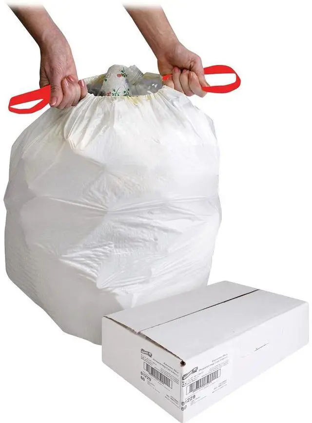 Alt view image 12 of 14 - Genuine Joe Trash Can Liners 13 Gal. 0.9mil 24"x25-1/8" 60/CT WE 01229