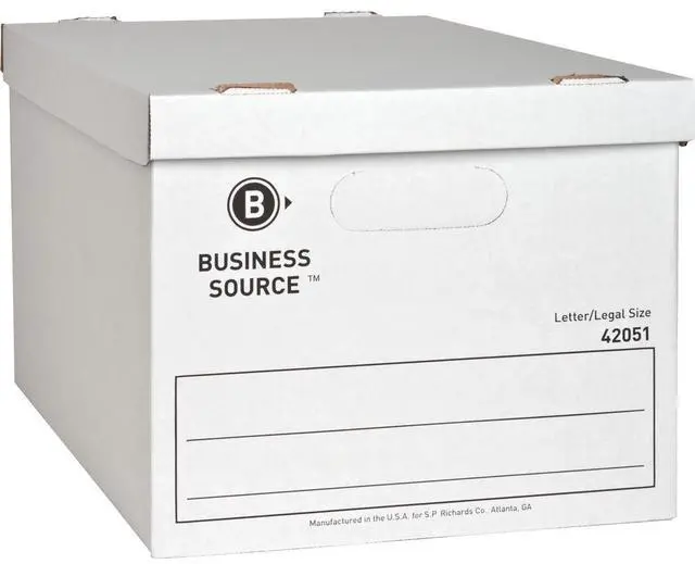 Alt view image 3 of 5 - Business Source 42051 Storage Box - File 350.00 lbs. Legal, Letter