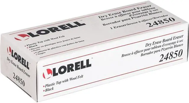 Alt view image 4 of 7 - Lorell Dry-Erase Board Eraser Cloth 2-3/16"x5-3/16"x1-5/16" BK 24850