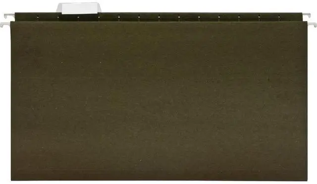 Alt view image 3 of 5 - Business Source Hanging Folder 11 Pt. 1/5 Cut Legal 25/BX Green 43570