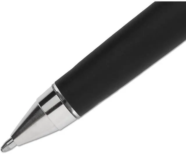 Alt view image 10 of 16 - Uni-Ball 65870 - Gel Impact 207 Retractable Pen 1 mm Pen Point Size - Black Ink - 1 Each