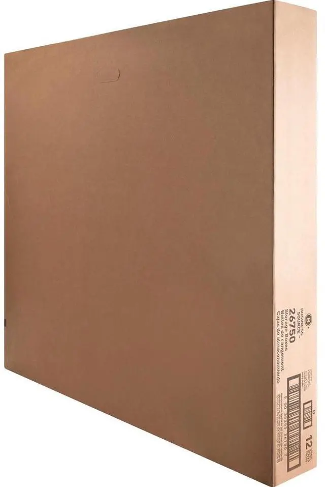 Alt view image 5 of 7 - Business Source Storage Boxes Legal 350 lbs. 15"x24"x10" 12/CT White 26750