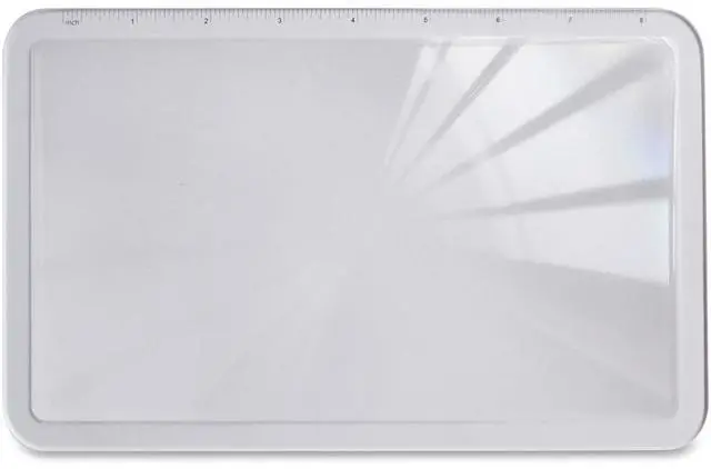Alt view image 7 of 9 - Sparco Handheld Magnifier 2X Main 5-3/4"W x 9-3/4"H 10601