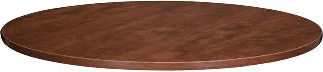Alt view image 7 of 10 - Lorell 87321 Essentials Conference Table Top Round - 48" - Wood - Cherry