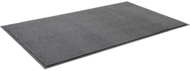 Alt view image 10 of 13 - Genuine Joe Indoor Mat Moisture Absorbent Vinyl Back 4'x6' Charcoal 56462