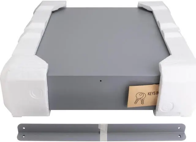 Alt view image 6 of 7 - Sparco Cash Drawer w/ Removable Tray 17-3/4"x15-3/4"x3-3/4" Gray 15504