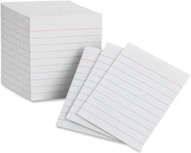 Alt view image 3 of 10 - Oxford 10009 Ruled Mini Index Cards, 3 x 2 1/2, White, 200/Pack, 1 Pack