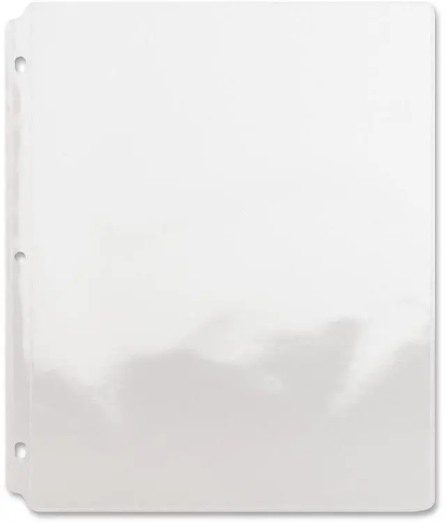 Alt view image 2 of 3 - Sparco Sheet Protectors Heavy-Duty Top Ld 11"x8-1/2" 50/BX Clear 73907