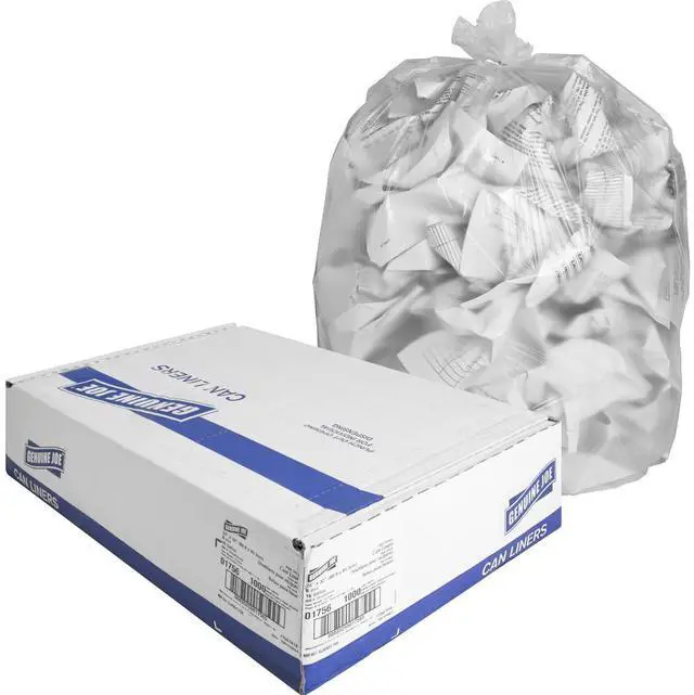 Alt view image 16 of 18 - Genuine Joe High Density Can Liners 16 Gal 24"X33" 1000/CT CL 01756