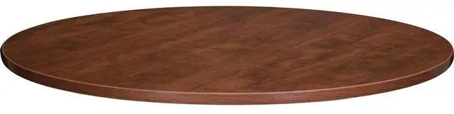 Alt view image 6 of 10 - Lorell 87321 Essentials Conference Table Top Round - 48" - Wood - Cherry