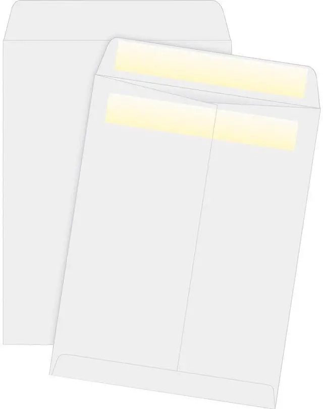 Alt view image 2 of 7 - Business Source Press/Seal Catalog Envelopes 28lb 10"x13" 100/BX WE Wove 04649