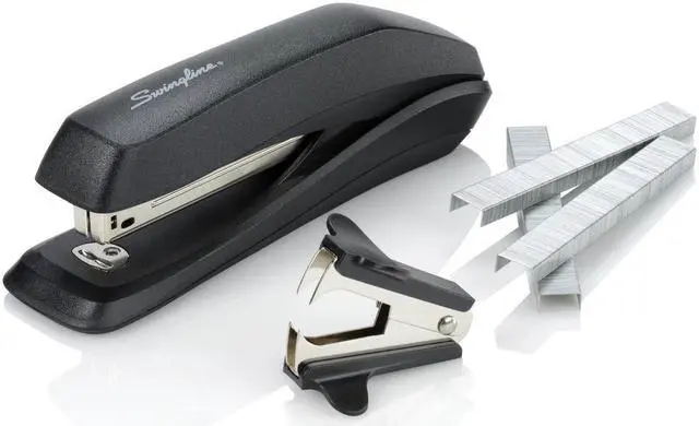 Alt view image 5 of 10 - Acco Standard Stapler w/1250 Staples and Stapler Remover Black 54567