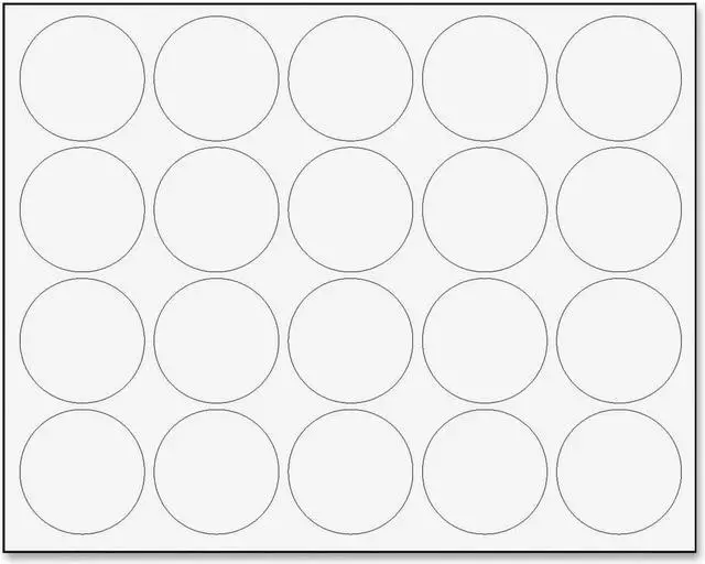 Alt view image 5 of 6 - MasterVision Interchangeable Magnetic Characters, Circles, White, 3/4" Dia., 20/Pack