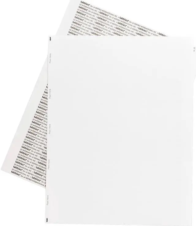Alt view image 7 of 11 - Tabbies TAB59533 Transcription Label- Unruled- 1-Sheet- 8-.50in.x11in.- White