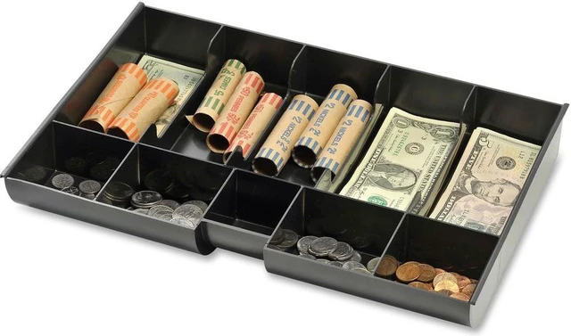 Alt view image 6 of 6 - Replacement Plastic Money Tray 14-3/4"x9-15/16"x2-1/8" BK