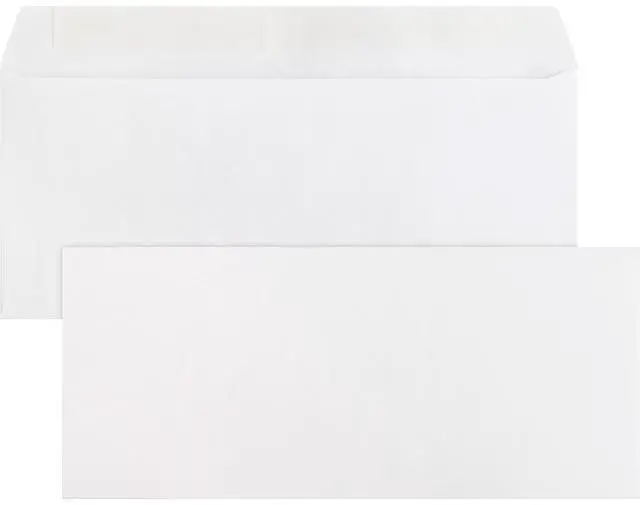 Alt view image 5 of 9 - Business Source Peel/Seal Envelopes Plain No. 10 4-1/2"x9-1/2" 500/BX WE 04646
