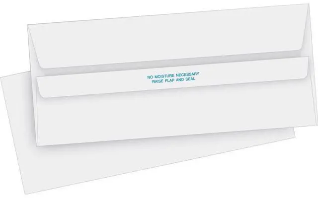 Alt view image 3 of 7 - Business Source Self-Seal Envelopes Reg Plain 4-1/8"x9-1/2" 500/BX WE 04644