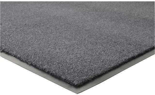 Alt view image 9 of 13 - Genuine Joe Indoor Mat Moisture Absorbent Vinyl Back 4'x6' Charcoal 56462