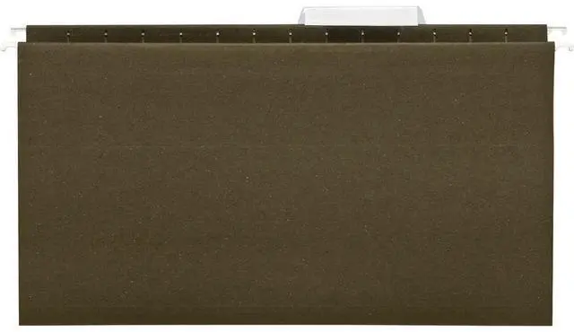 Alt view image 4 of 8 - Business Source Hanging File Folder Legal 11 Pt. 1/3 Cut 25/BX Green 43569