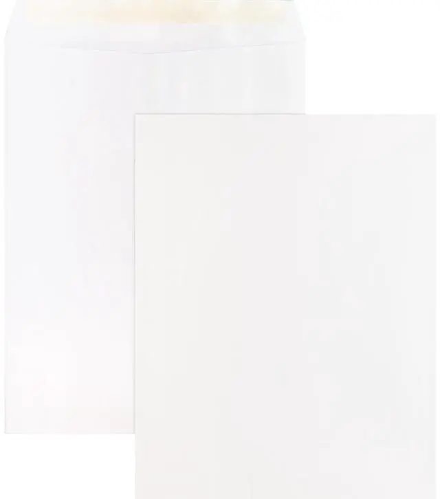 Alt view image 6 of 8 - Business Source Catalog Envelopes Self Seal 10"x13" 100/BX WE Wove 65451