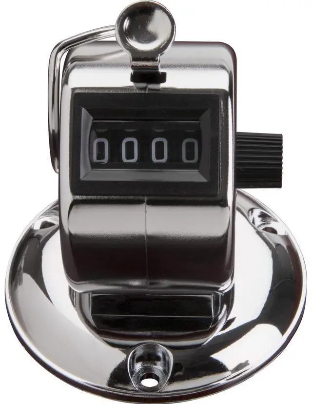 Alt view image 3 of 4 - Sparco Tally Counter With Base Silver 24200, 1 Each