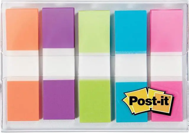 Alt view image 17 of 20 - 3M 6835CB Small Flags Five Bright Colors Five Dispensers of 20 Flags per Color