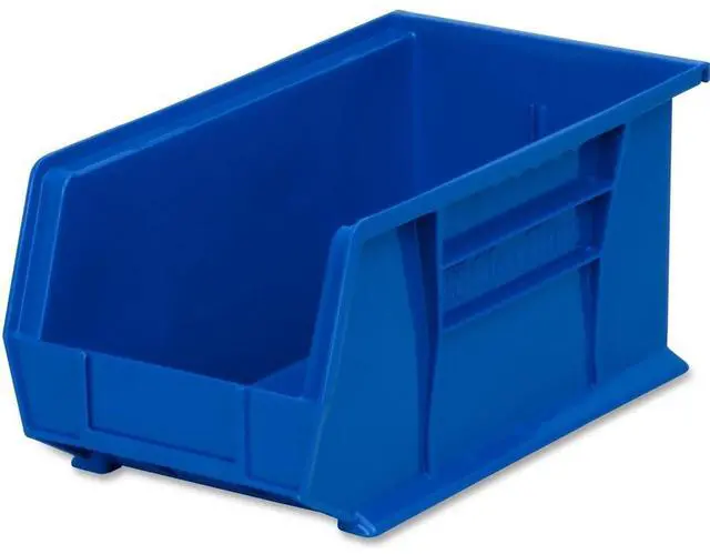 Alt view image 4 of 4 - Quantum Storage Large Blue Stackable Parts Bin RQUS240BL-UPC