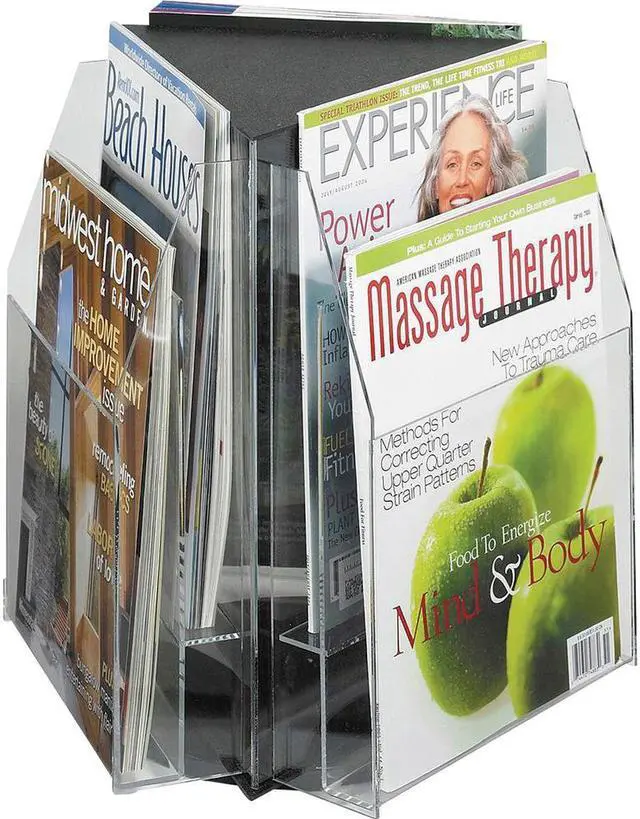 Alt view image 6 of 9 - Safco Literature / Magazine Sorter and Rack 5698CL