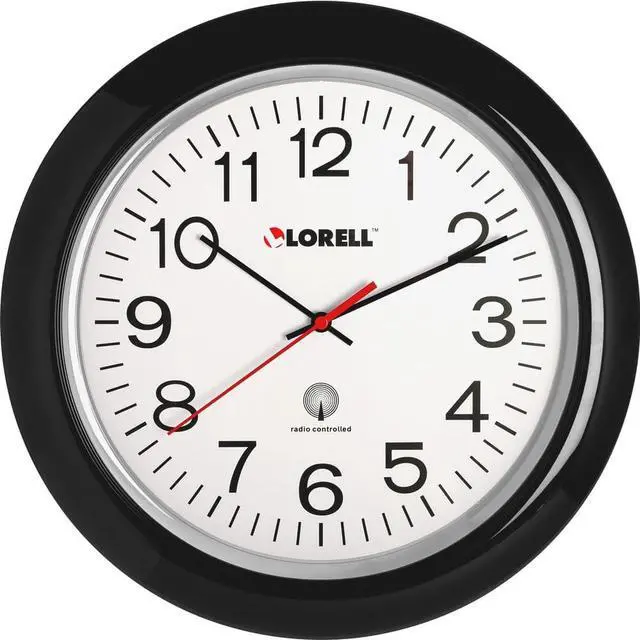 Alt view image 5 of 7 - Lorell Radio Controlled Wall Clock 1 EA