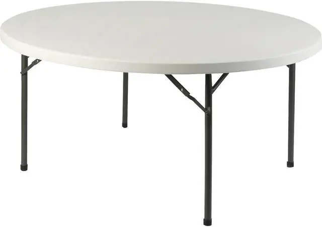 Alt view image 8 of 10 - Banquet Table, Round, 250 lb Capacity, 48"x48"x29-1/4", PM