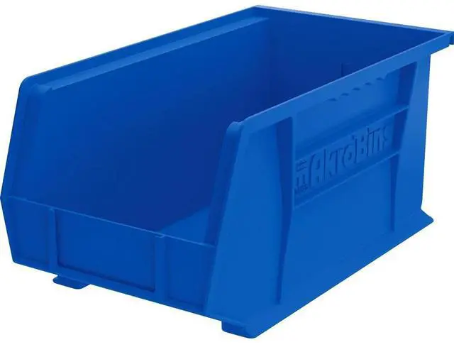 Alt view image 3 of 4 - Quantum Storage Large Blue Stackable Parts Bin RQUS240BL-UPC