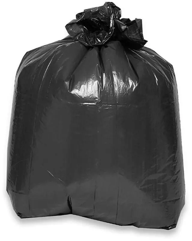 Alt view image 10 of 11 - Genuine Joe Can Liner 2-Ply 33"x39" 31-33 Gallon 60/CT Brown/Black 03339