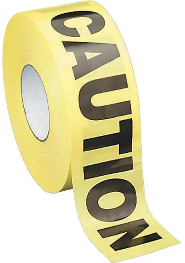 Alt view image 3 of 5 - Sparco Barricade Tape "Caution" Non-Adhesive 3"x1000' YW/Black 11795