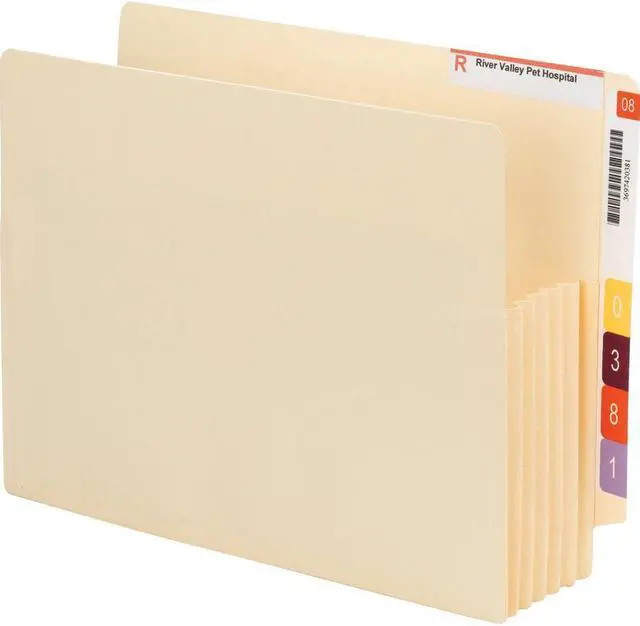 Alt view image 3 of 4 - Smead Manufacturing Company SMD75175 File Pockets- End Tab Conv- Ltr- 5-.25in. Exp- MLA