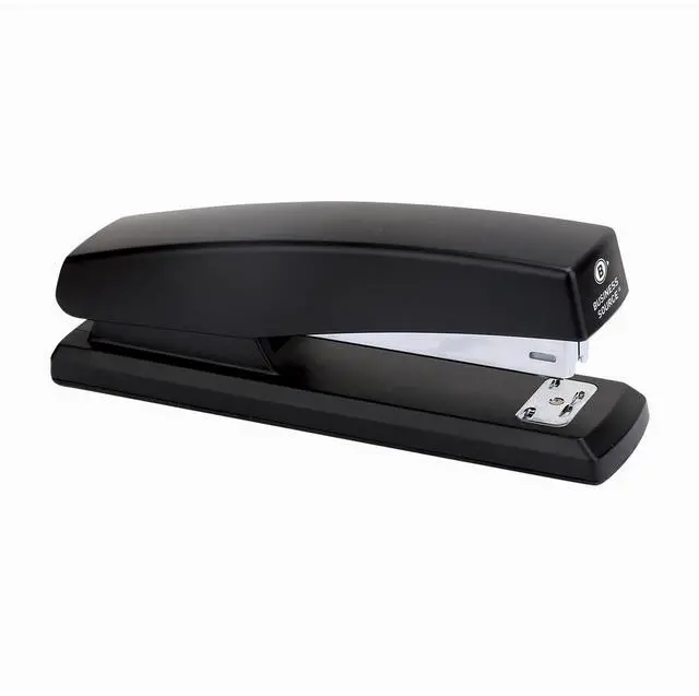 Alt view image 4 of 6 - Business Source Desktop Stapler 3-1/2" Throat 20 Sht /210 Staples Cap. BK 65648
