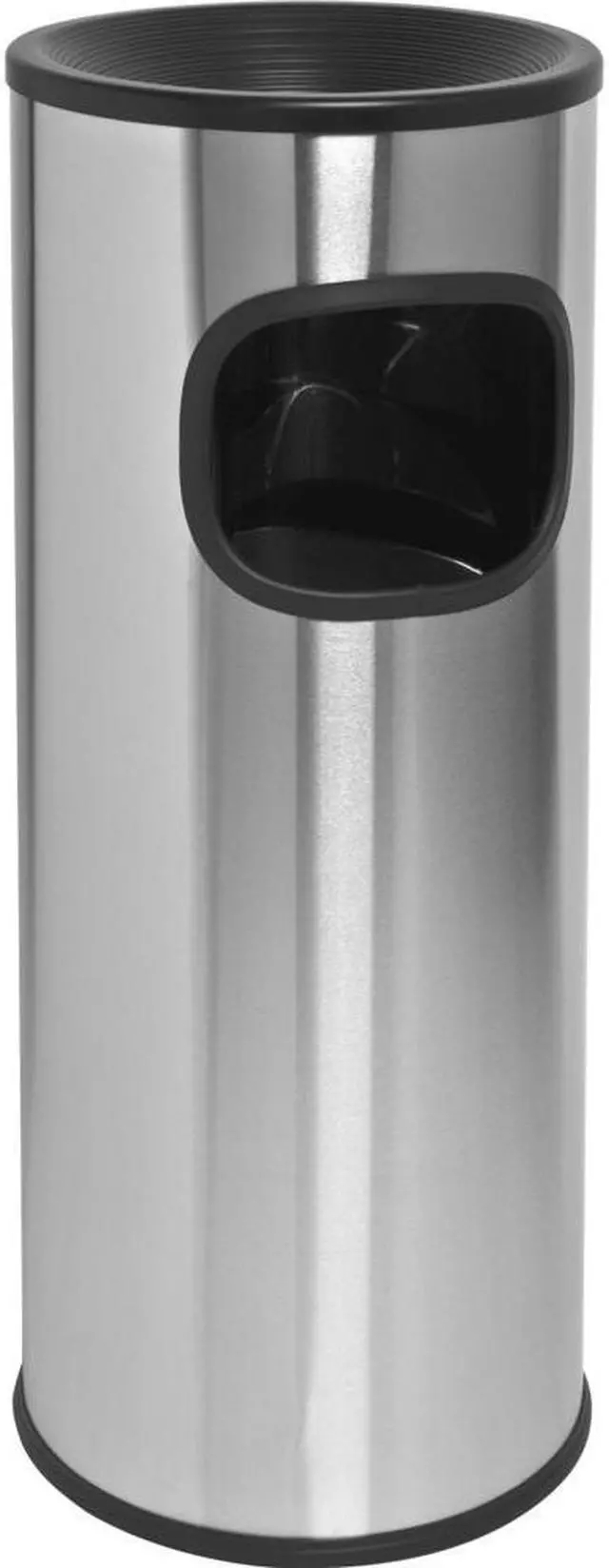 Alt view image 10 of 11 - Genuine Joe Ashtray Receptacle Fire-Safe 3 Gal. Stainless Steel 58883