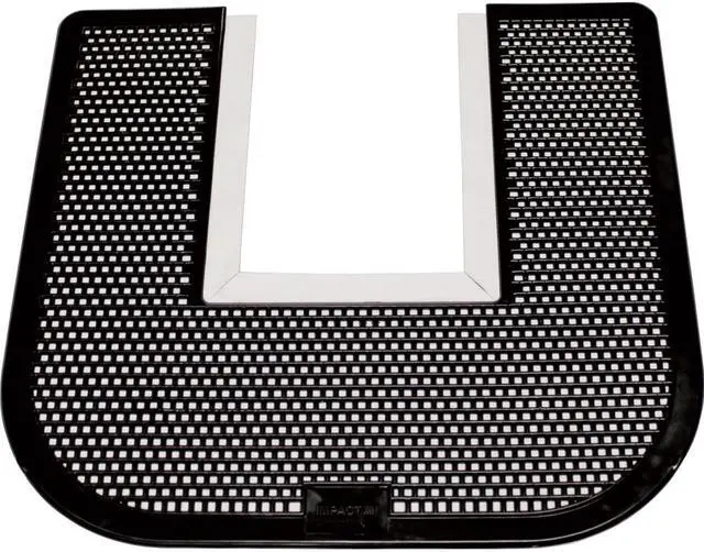 Alt view image 4 of 11 - Genuine Joe Deodorizing Commode Mat Black 58331