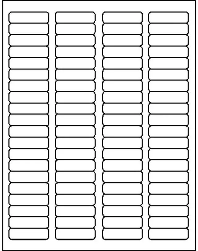 Alt view image 4 of 5 - Business Source Laser Labels Return Address 1/2"x1-3/4" 2000/PK Clear 26121