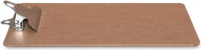 Alt view image 4 of 4 - Business Source Clipboard w/ Standard Metal Clip 6"x9" Brown 16506