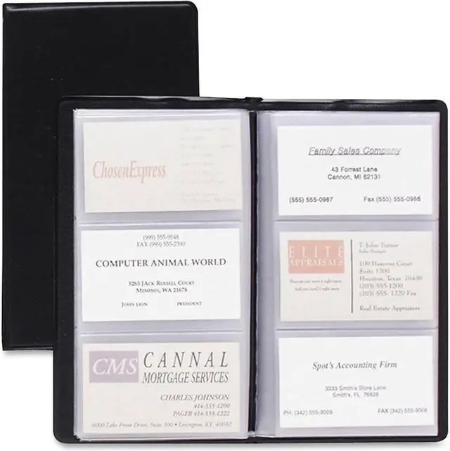 Alt view image 7 of 9 - Cardinal Business Basics Sealed Vinyl 72 Card File