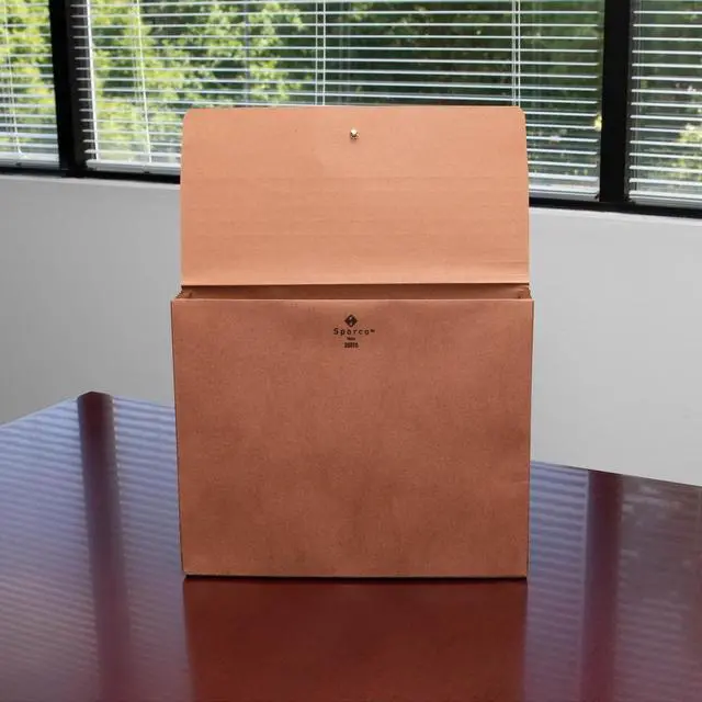 Alt view image 4 of 5 - Sparco Accordion Wallets Letter 5-1/4" Exp 12-3/8"x10" Brown 26575