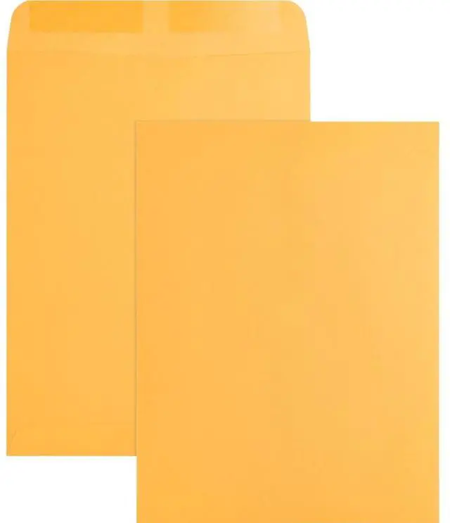 Alt view image 8 of 12 - Business Source Catalog Envelopes Plain 9"x12" 250/BX Kraft 42100