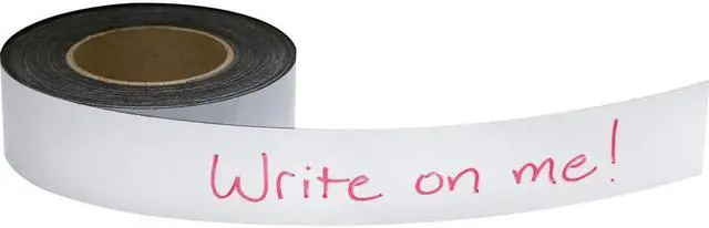 Alt view image 8 of 9 - Baumgartens Magnetic Labeling Tape 2"x50' Roll White 66152